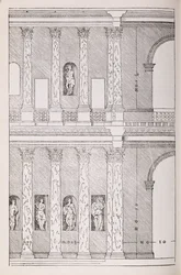 Roman Piazza, illustration from a facsimile copy of 